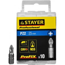Биты, STAYER, PROFESSIONAL, 26221-2-25-10_z01