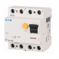 УЗО 4п 4мод. 40А 30мА тип AC 4.5кА PF4 EATON 293175