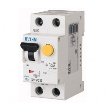 Дифавтомат 1п+N 2мод. C 10А 30мА AC 4.5кА PFL4-10/1N/C/003 EATON 293297
