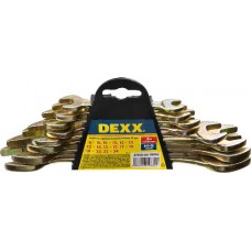 Набор ключей гаечных рожковых, DEXX, 27018-H8