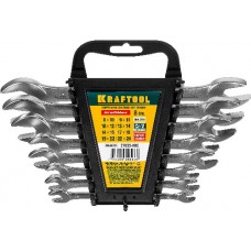 Набор ключей гаечных рожковых, KRAFTOOL, 27033-H8C