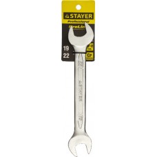 Ключ гаечный рожковый, STAYER, PROFESSIONAL, 27035-19-22