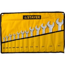 Набор ключей гаечных рожковых, STAYER, PROFESSIONAL, 27035-H12