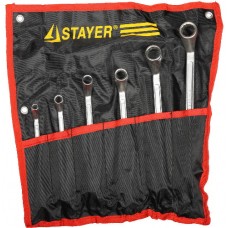 Набор гаечных ключей накидных, STAYER, MASTER, 27151-H6