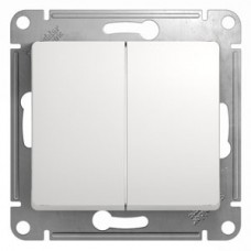 Механизм переключателя 2-кл. СП GLOSSA белый SchE GSL000165