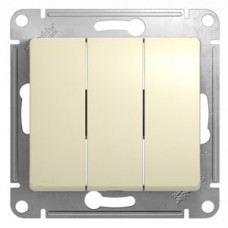 Механизм выключателя 3-кл. СП GLOSSA беж. SchE GSL000231