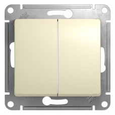 Механизм переключателя 2-кл. СП GLOSSA беж. SchE GSL000265
