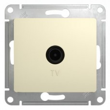 Механизм розетки TV 1-м СП GLOSSA проходн. 4DB беж. SchE GSL000292
