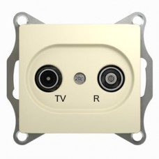 Механизм розетки TV-R 1-м СП GLOSSA 1DB беж. SchE GSL000294