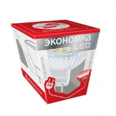 Лампа светодиодная LED 3Вт JCDR GU 5.3 230В 4500К Промо Экономка Космос Eco_LED3wJCDRC45