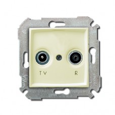 Механизм розетки СП TV Simon34 одиноч. слоновая кость 34475-031