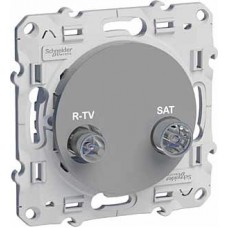 Механизм розетки СП R-TV/SAT Odace алюм. SchE S53R454