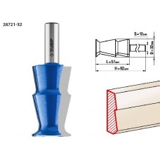фреза кромочная фигурная №10, ЗУБР, ПРОФЕССИОНАЛ, 28721-32