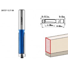 фреза кромочная с нижним подшипником, ЗУБР, ПРОФЕССИОНАЛ, 28727-12.7-38