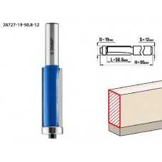 фреза кромочная с нижним подшипником, ЗУБР, ПРОФЕССИОНАЛ, 28727-19-50.8-12