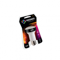 Лампа светодиодная KOSMOS premium LED 8Вт REFLECTOR 63мм E27 230В 3000К Космос KLED8wR63230vE2727