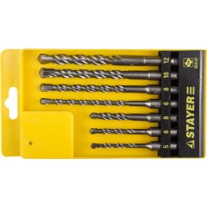 Набор буров по бетону SDS-Plus, STAYER, PROFESSIONAL, 2930-H7