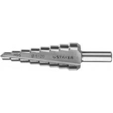 Сверло ступенчатое, STAYER, MASTER, 29660-6-20-8