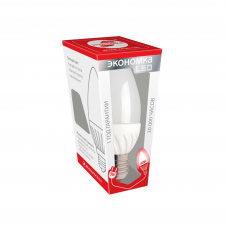 Лампа светодиодная LED 3Вт Свеча E27 4500К Экономка Космос Eco_LED3wCNE2745