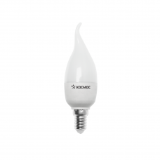Лампа светодиодная LED 5Вт Свеча на ветру E14 3000К Экономка Космос Eco_LED5wCWE1430