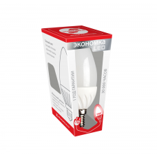 Лампа светодиодная LED 7Вт Свеча E14 4500К Экономка Космос Eco_LED7wCNE1445