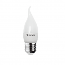 Лампа светодиодная LED 5Вт Свеча E27 3000К Экономка Космос Eco_LED5wCNE2730