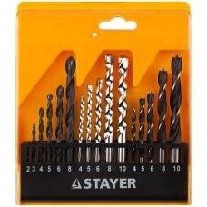 Набор STAYER "STANDARD": Сверла комбинированные, 16 предметов, STAYER, 29720-H16