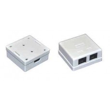Розетка настен. информац. RJ45 8P8C кат.5е UTP 1порт белый ITK CS2-1C5EU-12