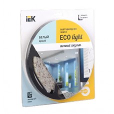 Лента светодиодная ECO LED LSR-3528W120-9.6-IP65-12V (уп.5м) белый ИЭК LSR1-2-120-65-1-05