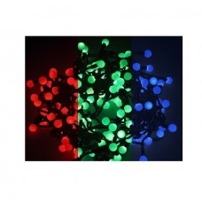 Электрогирлянда "LED-Шарики" 5м d=13мм 30LED RGB темно-зел. провод 3.6Вт 220В IP20 NEON-NIGHT 303-539
