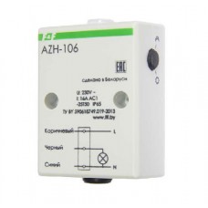 Фотореле AZH-106 (встроенный фотодатчик на плоскость 230В 16А 1 перекл. IP65) F&F EA01.001.002