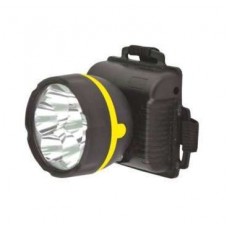 Фонарь налобный 909LED5 (5LED 1 режим; 3хR6 черный) Ultraflash 11781