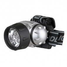 Фонарь налобный LED5351 (7LED 3 режима; 3хR03 метал.) Ultraflash 10260