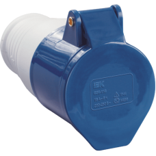 Розетка кабельная 32A 2P+PЕ 220В IP44 ССИ-223 ИЭК PSR21-032-3