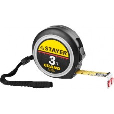 Рулетка измерительная, STAYER, PROFESSIONAL, 3411-03-16