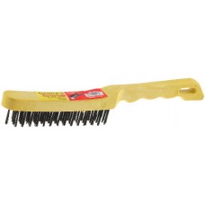 Щетка проволочная стальная / steel wire brush, STAYER, MASTER, 35015-3