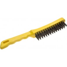 Щетка проволочная стальная / steel wire brush, STAYER, MASTER, 35015-4