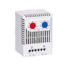 Термостат NO+NC (охлаждение и обогрев) на DIN-рейку 10А 230В IP20 PROxima EKF thermo-no+nc-din