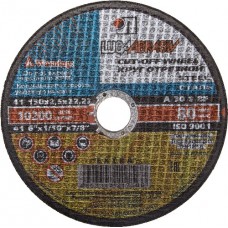 Круг отрезной абразивный по металлу, 150х2,5х22,2мм, ЛУГА, 3612-150-2,5