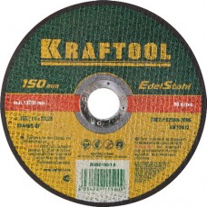 Круг отрезной абразивный KRAFTOOL по нержавеющей стали, для УШМ, KRAFTOOL, 36252-150-1.6