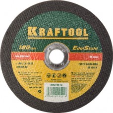 Круг отрезной абразивный KRAFTOOL по нержавеющей стали, для УШМ, KRAFTOOL, 36252-180-1.6