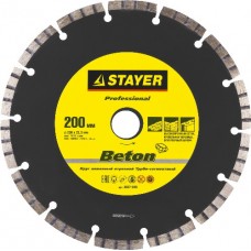 Круг отрезной алмазный для УШМ, STAYER, PROFESSIONAL, 3667-200