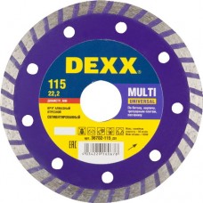 Круг отрезной алмазный для УШМ, DEXX, 36702-115_z01