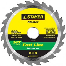 Диск пильный по дереву, STAYER, MASTER, 3680-200-32-24