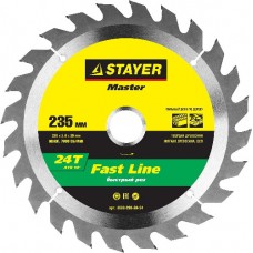Диск пильный по дереву, STAYER, MASTER, 3680-235-30-24