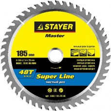 Диск пильный по дереву, STAYER, MASTER, 3682-185-20-48