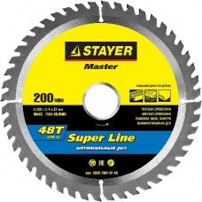 Диск пильный по дереву, STAYER, MASTER, 3682-200-32-48