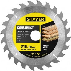 Пильный диск по дереву с гвоздями, STAYER, MASTER, 3683-210-30-24