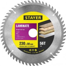 Пильный диск по ламинату, STAYER, MASTER, 3684-230-30-56