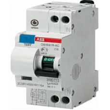 Дифавтомат 1п+N 2мод. C 10A 30mA тип AC 4.5kA DSH941R ABB 2CSR145001R1104